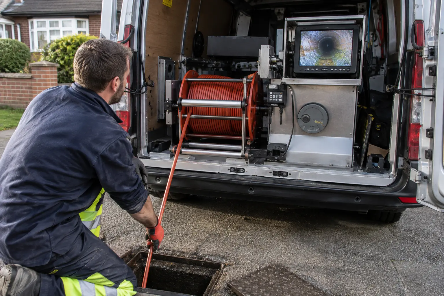 Sewer Camera Survey carried out by a drainage survey engineer